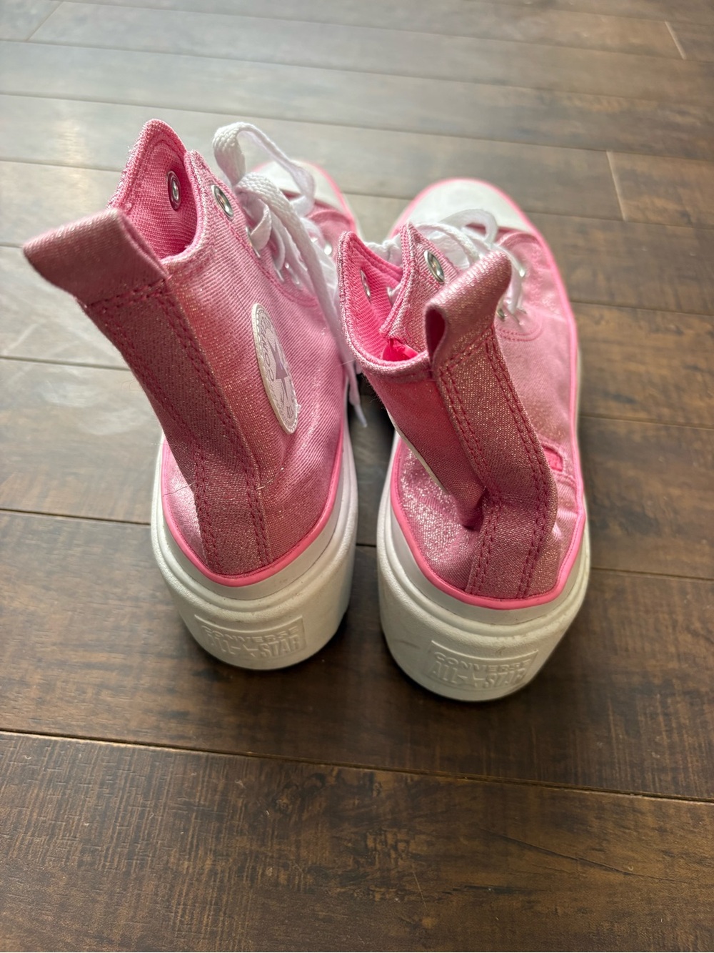 Converse Chuck Taylor Lugged Lift platform pink sneakers - Picture 13 of 13